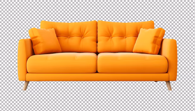 ProDentim Sunset Orange Sofa